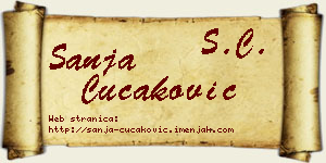 Sanja Čučaković vizit kartica